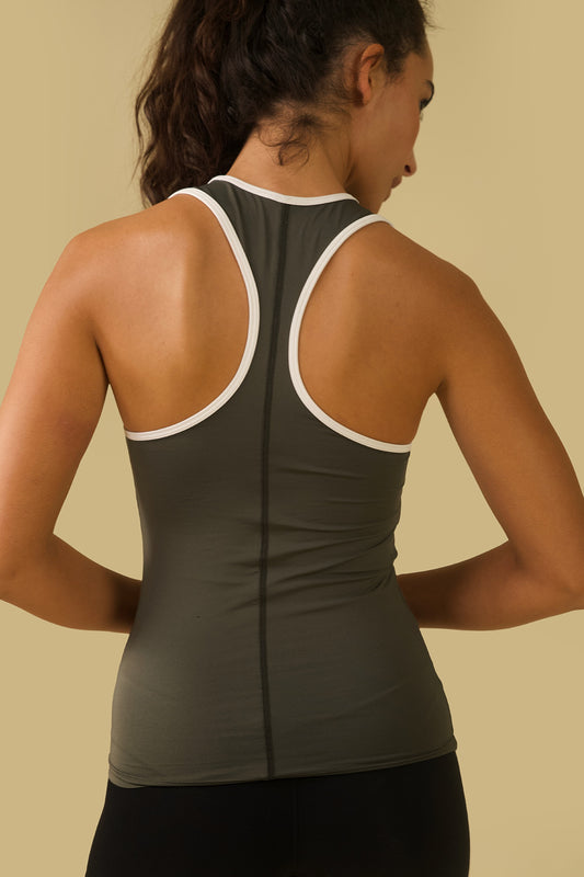 MOTION RACERBACK (Dark Sage)
