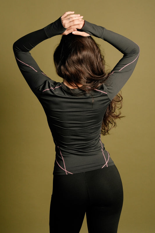 GLIDE FULL SLEEVE TEE (Graphite)