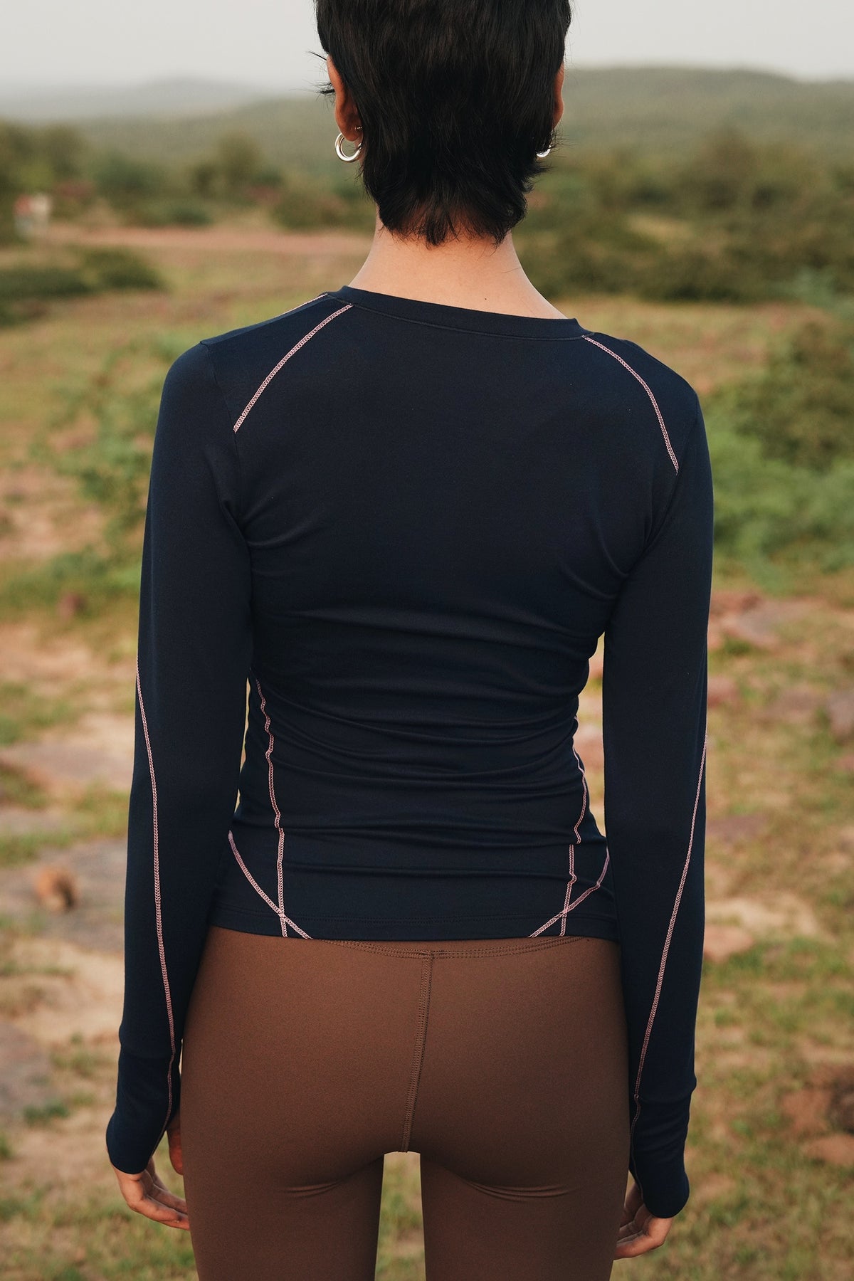 GLIDE FULL SLEEVE TEE (Navy)