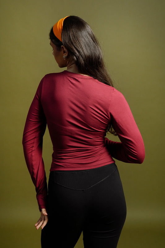 Soft Sculpt Long Sleeve (Plum)