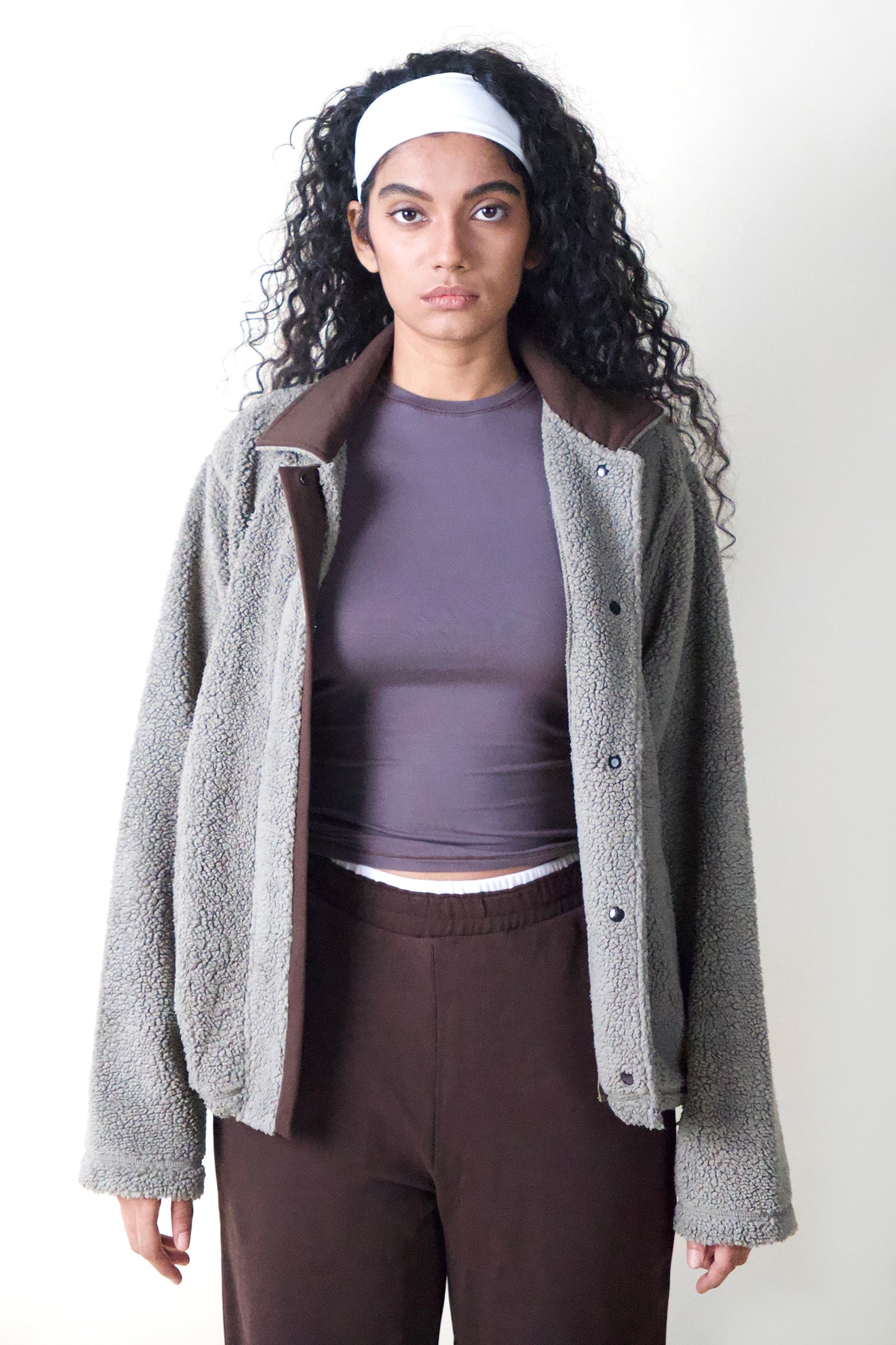 SOFTSHELL JACKET (OLIVE/BROWN)