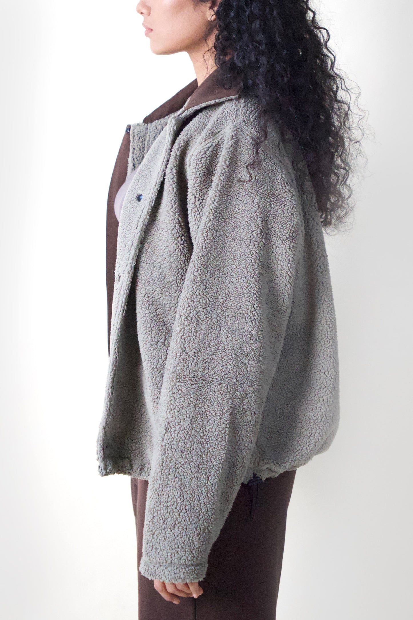 SOFTSHELL JACKET (OLIVE/BROWN)