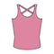 Cross Drop Top (Candy Pink)