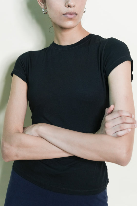 Soft Sculpt Tee (Black)