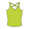 Cross Drop Top (Lime Green)