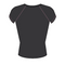 MUSCLE TEE (Graphite/Pink)