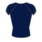 MUSCLE TEE (Navy/Yellow)