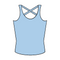 Cross Drop Top (Powder Blue)