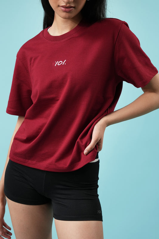 CLASSIC 101 TEE WOMEN (Deep Red)