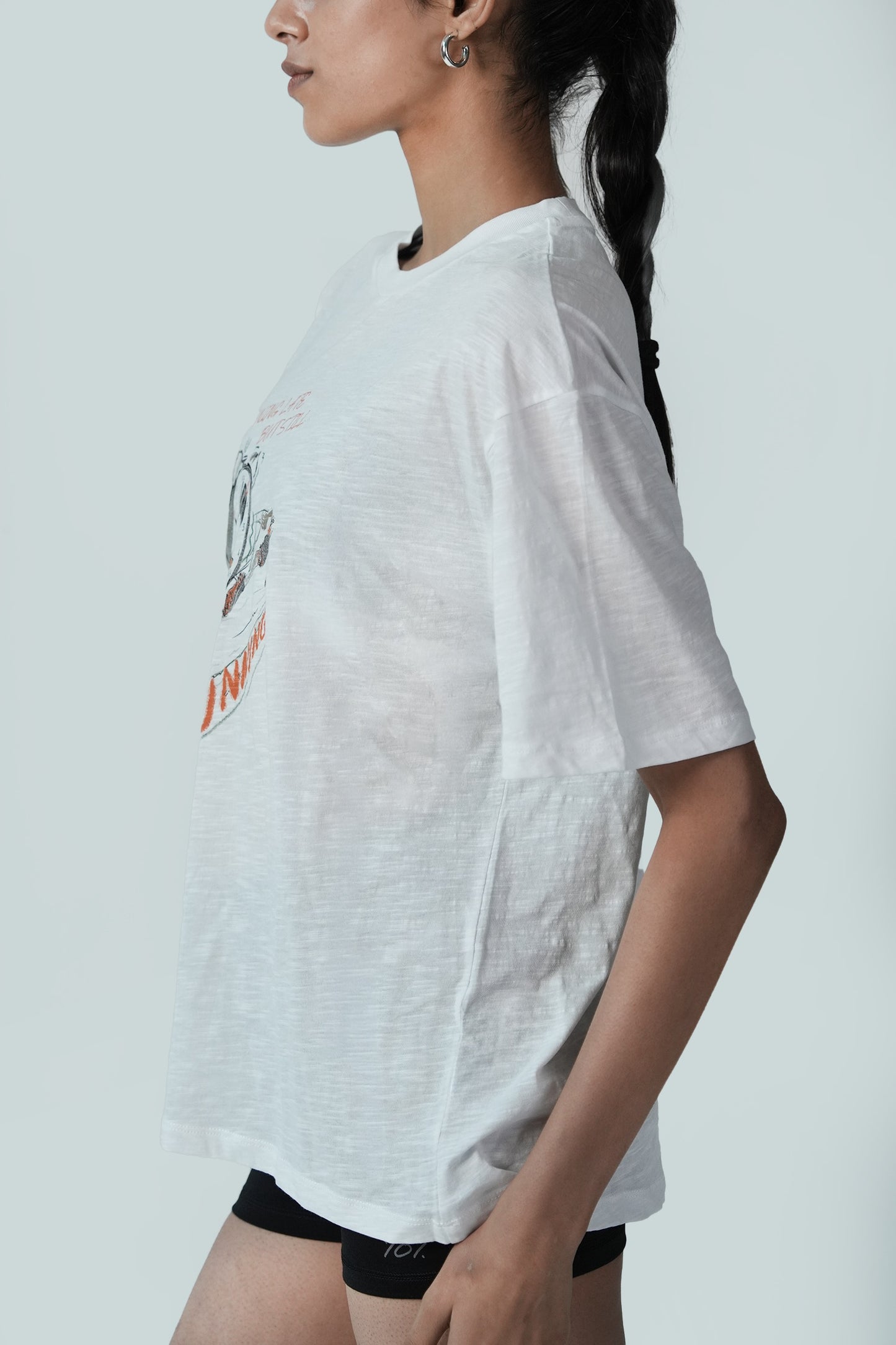 RUNNING LATE TEE (WHITE)