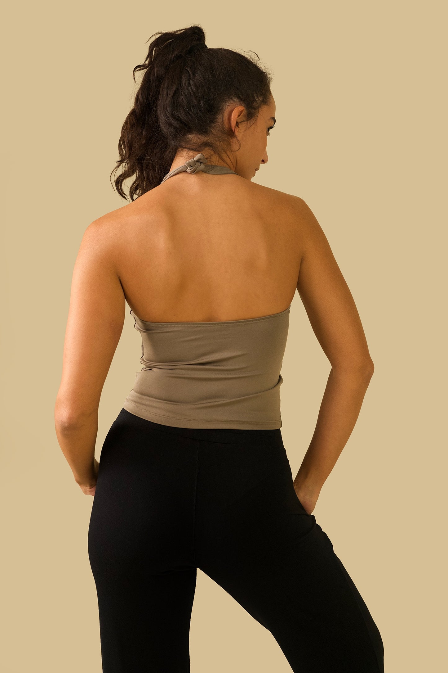 HALTER TOP (beige)