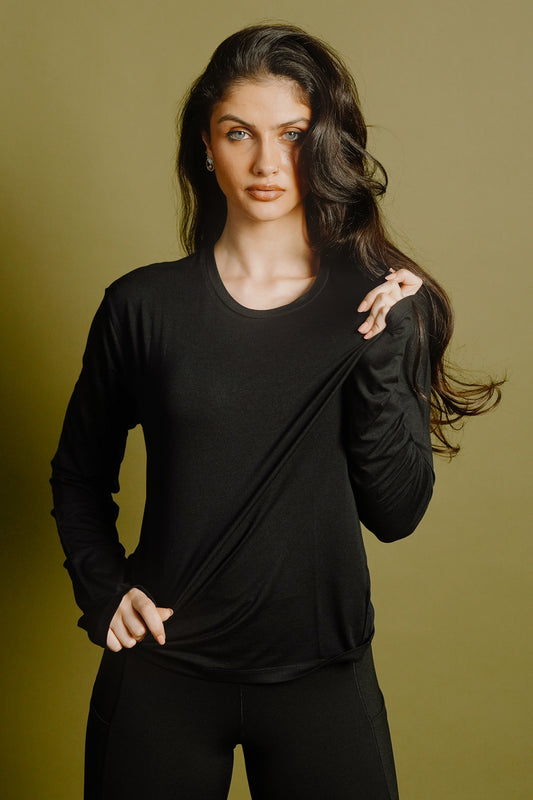 SOFT STRAIGHT TEE (Black)