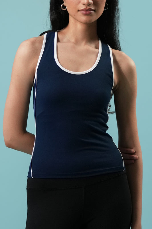 CONTRAST RACERBACK (Navy)
