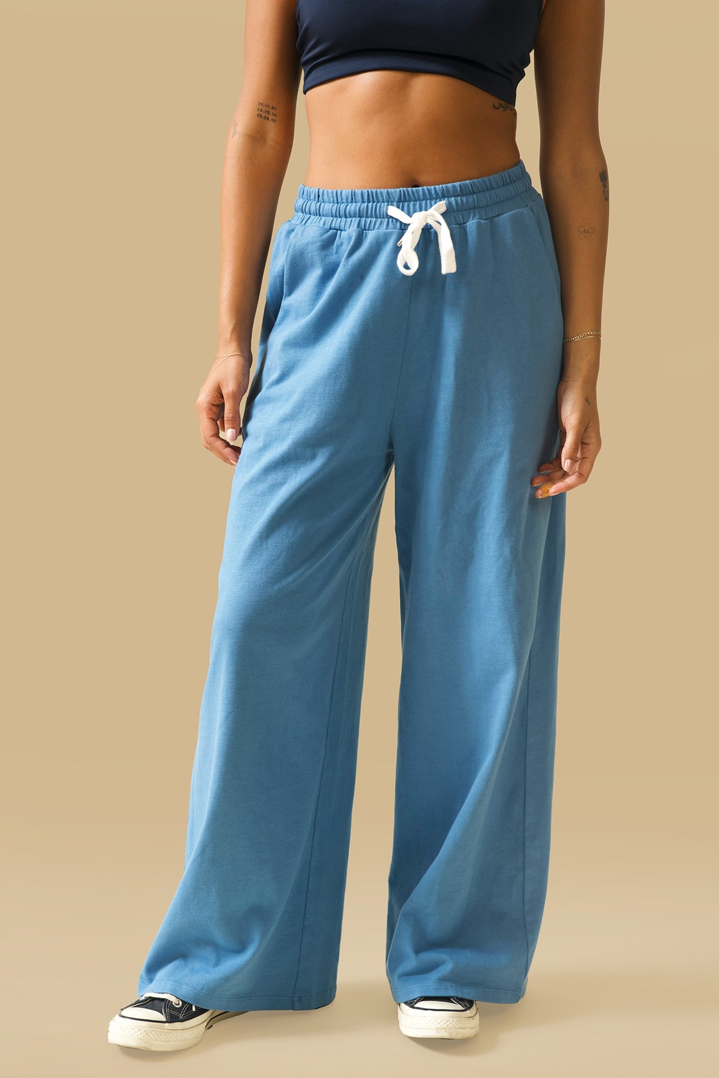 STRAIGHT TRACKPANTS (blue)