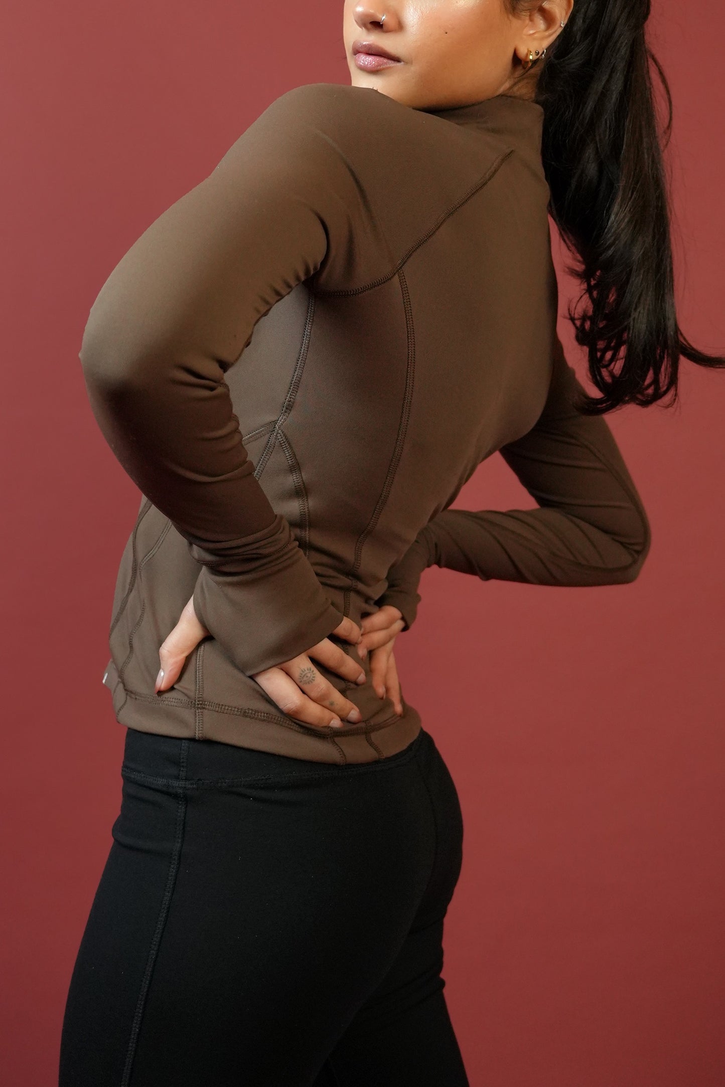 ACTIVE JACKET (COCOA BROWN)