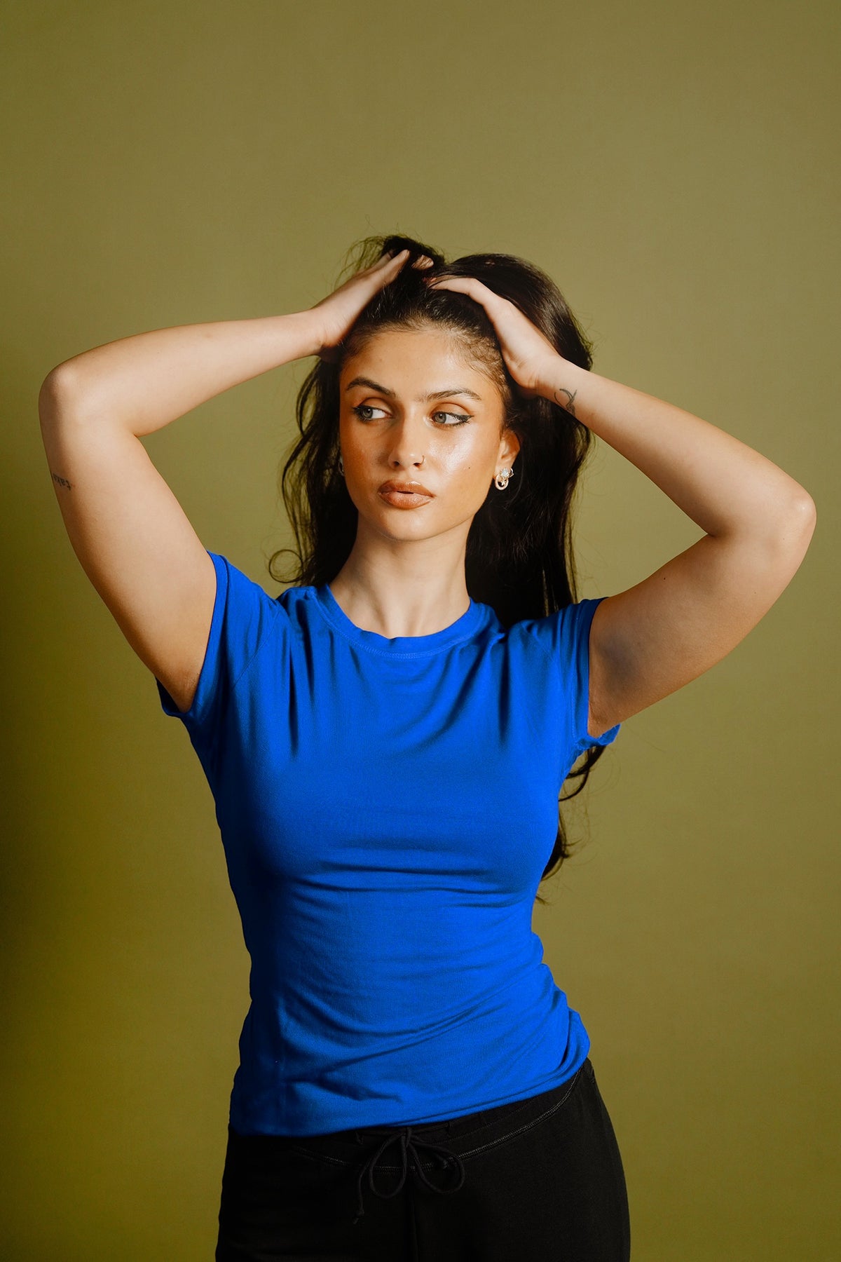 Soft Sculpt Tee (Electric Blue)
