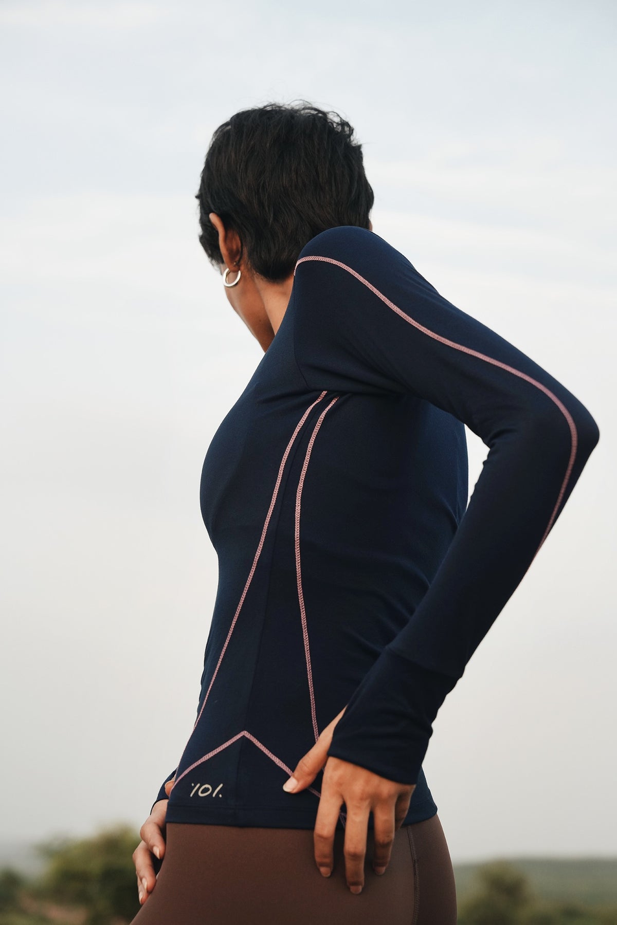 GLIDE FULL SLEEVE TEE (Navy)