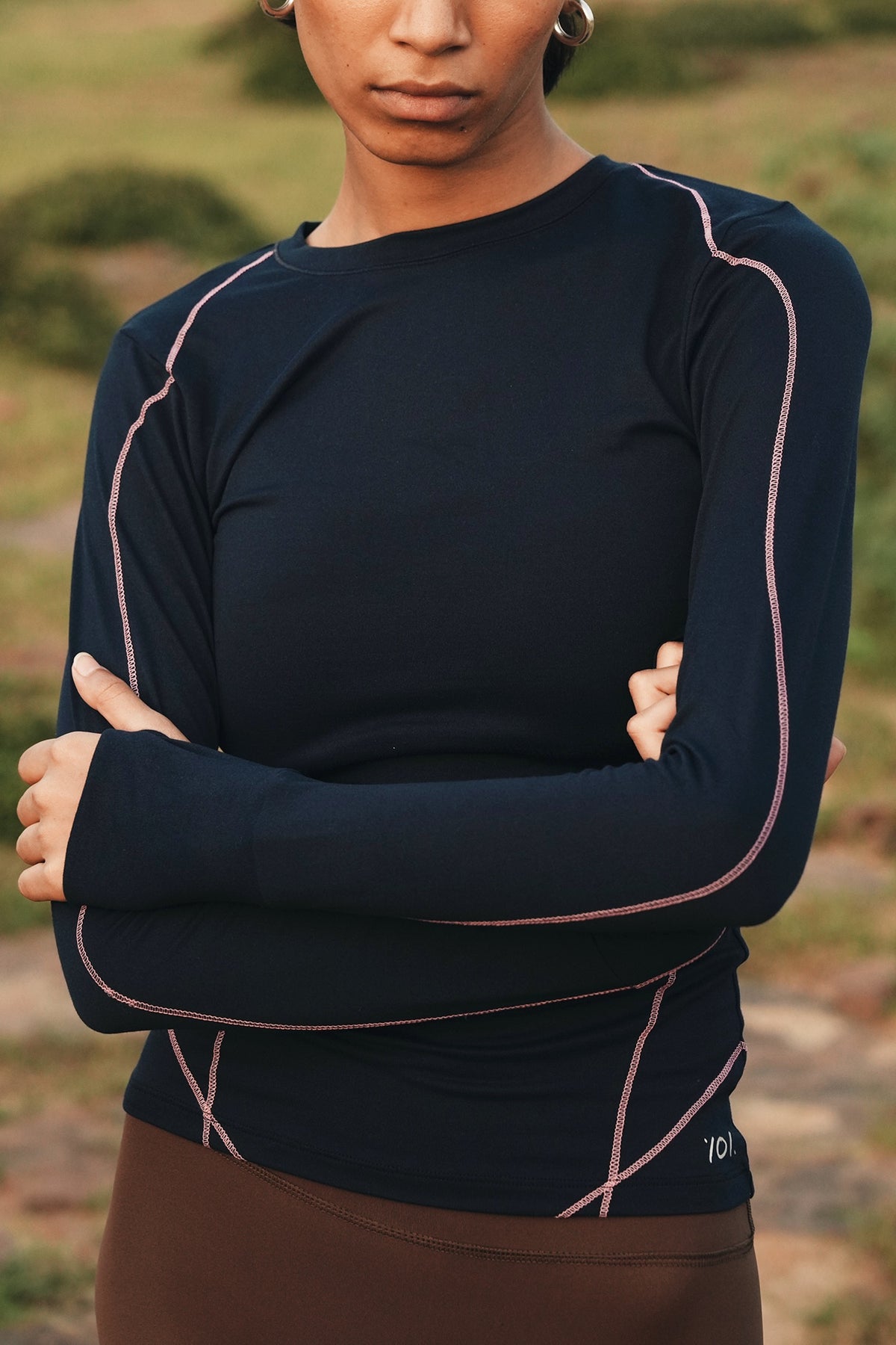 GLIDE FULL SLEEVE TEE (Navy)