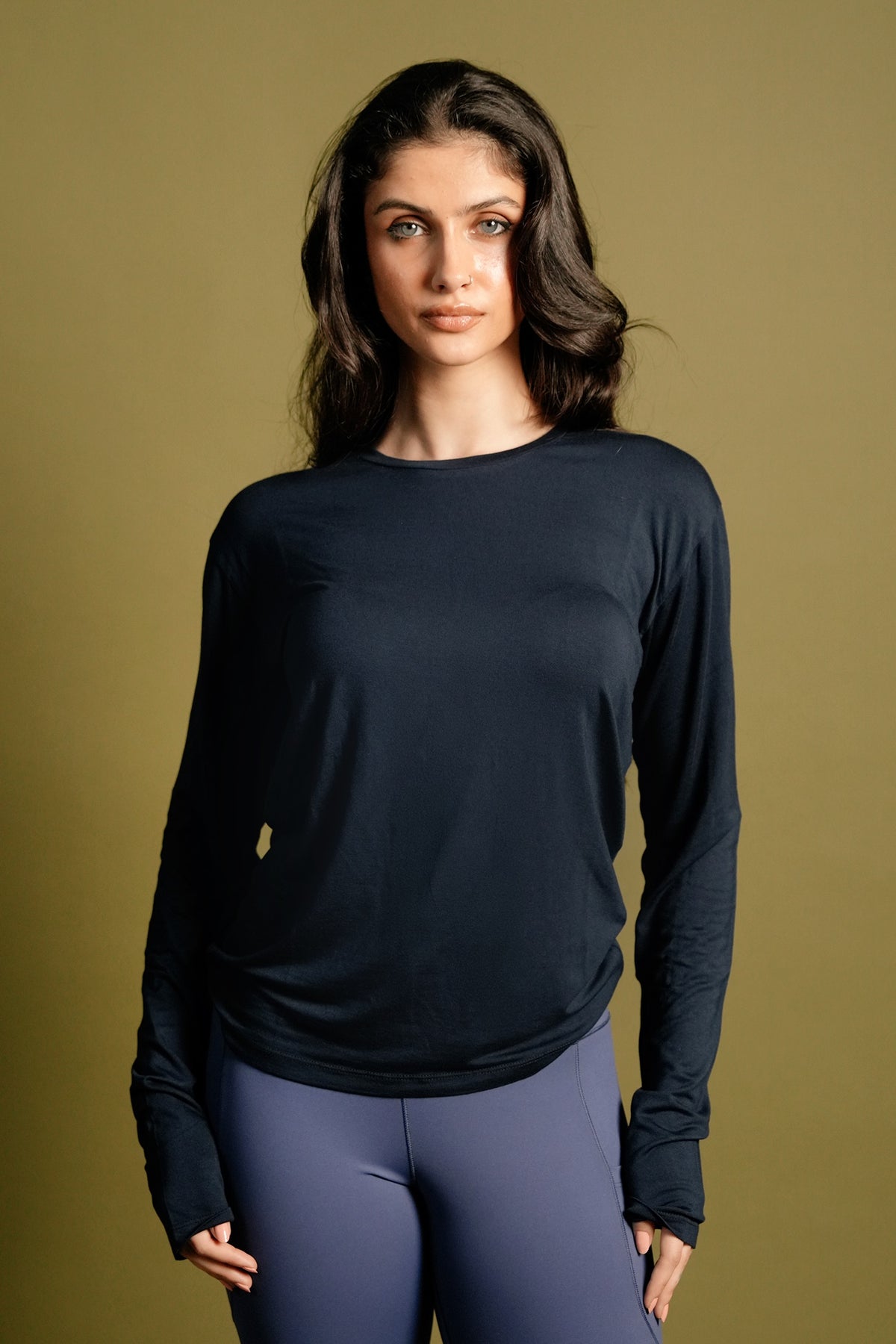 Soft Straight Tee (Navy)