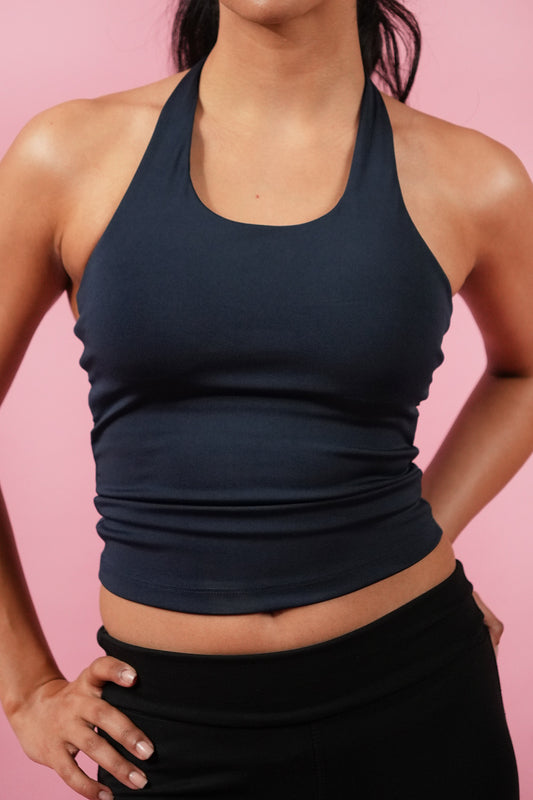 HALTER TOP (Navy)