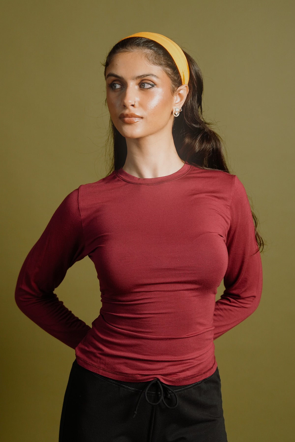 Soft Sculpt Long Sleeve (Plum)