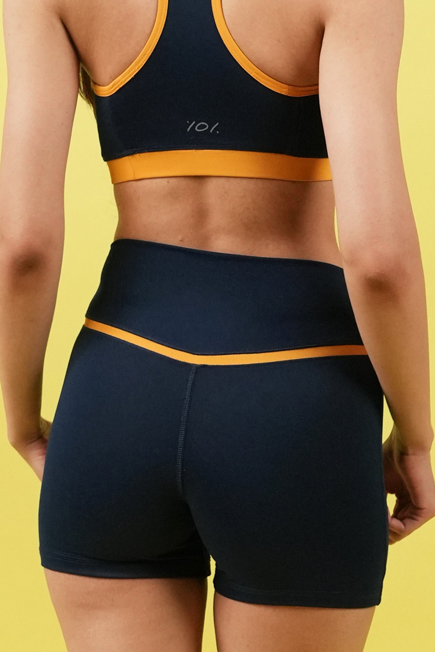 GLIDE SHORTS (Navy/Yellow)