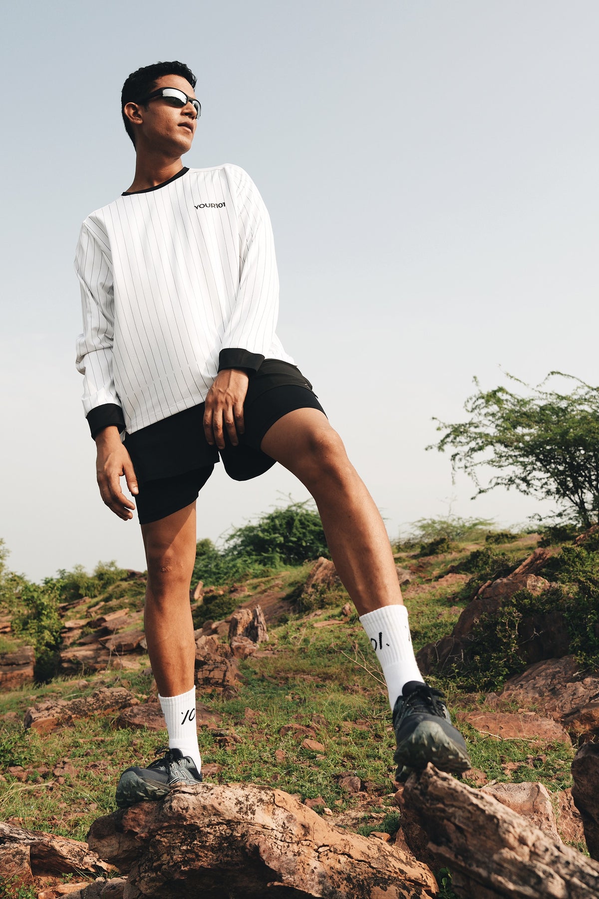 ALWAYS RUNNING TEE L/SLEEVE (White)